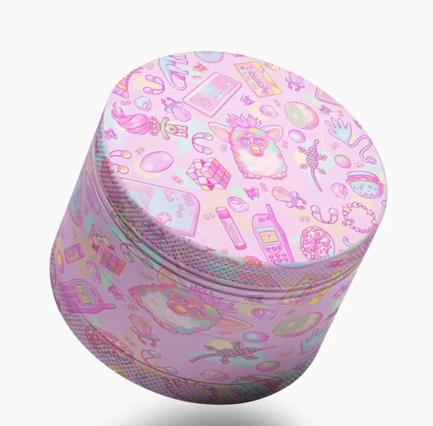 50mm Cute Grinder Metal Magnetic Closure Four Piece Cute Grinders for Girls
