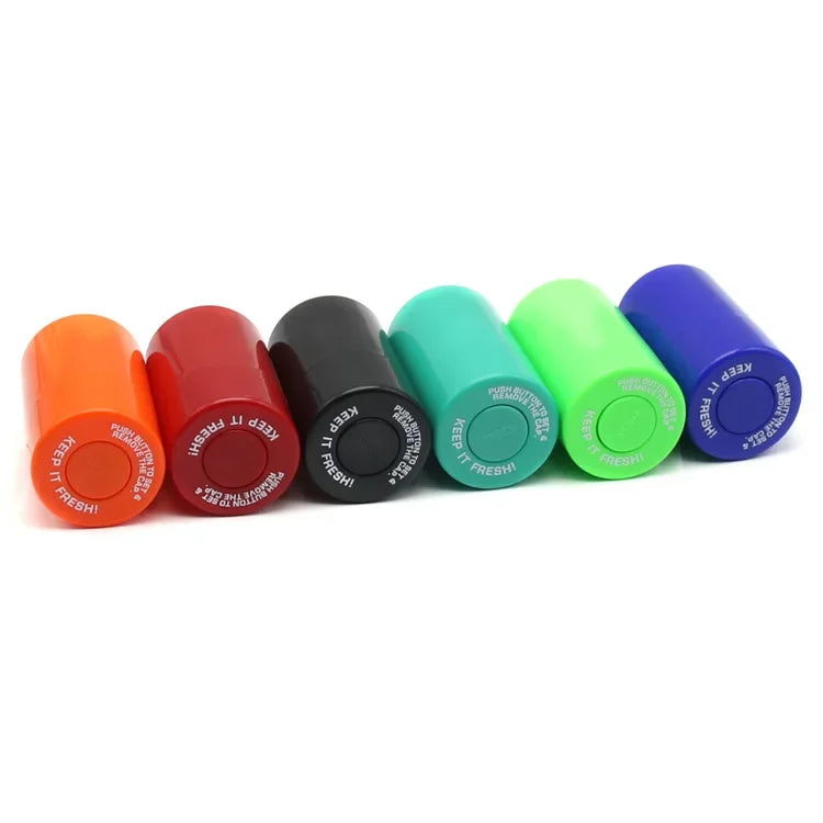 Airtight Stash Jar Smell Proof Herb Stash Container Vacuum Seal Tobacco Herb Box can Accessories muti-color For Keep It Fresh