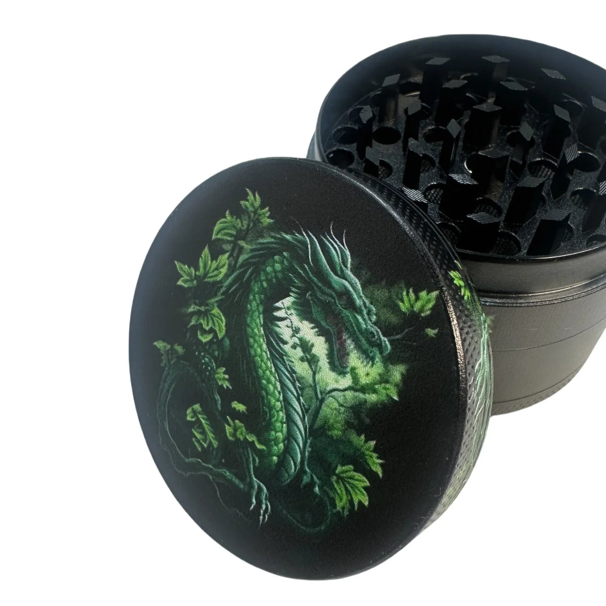 50mm Dragon Metal Herb Grinder Tobacco 4-layer Spice Mill Salt Mortar Grass Raw Tobacco Grinder Smoking Accessories Kitchen Tool