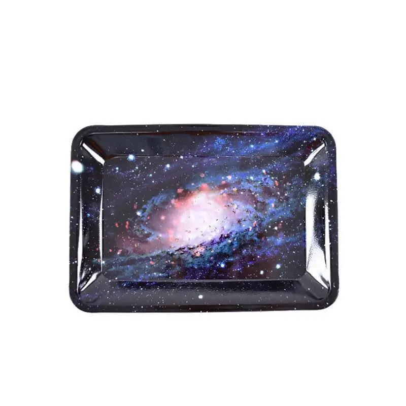 Tobacco Metal Tray Rolling Container Various Patterns 180*125mm Plate For Smoking Accessories Sundries Storage