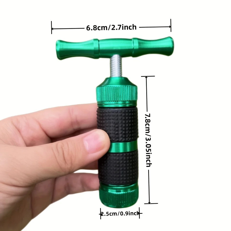 High Quality Aluminum Alloy Press Spice Pepper Mill Smoking Accessories