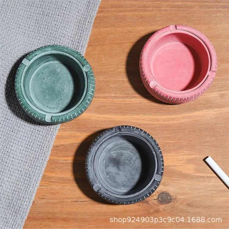 Retro, Personalized, Trendy, Tire, Ashtray, Creative Home Bar, Nordic Ins Decorations, Display, ashtray