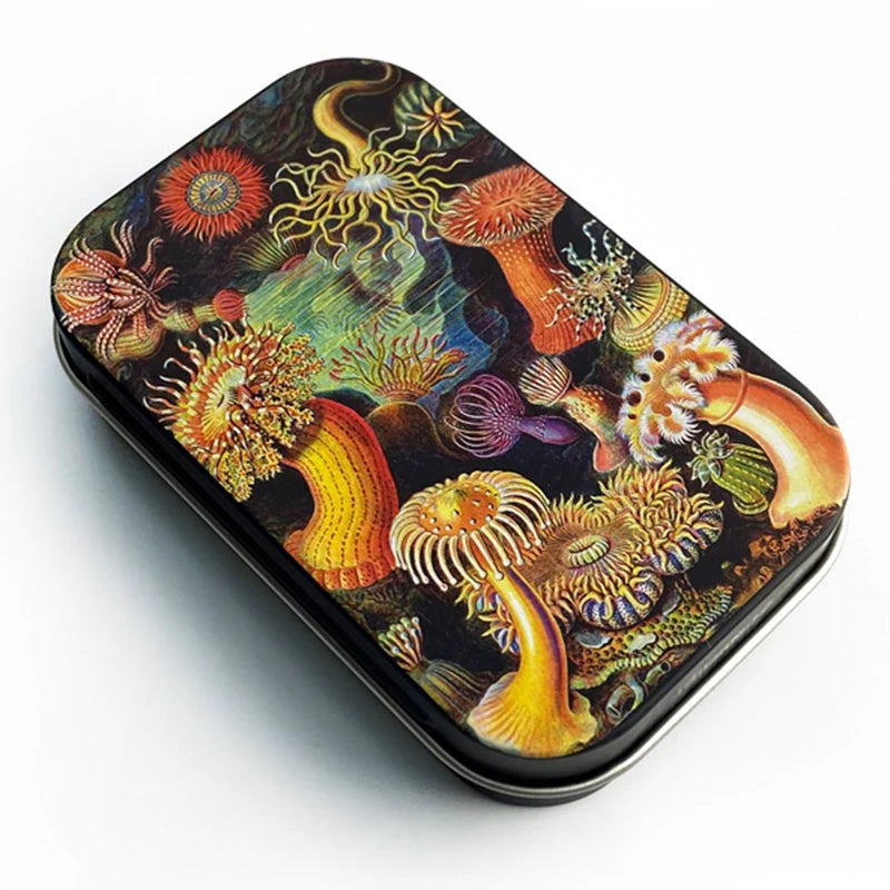 Cigarette Case Box Flip Cap Tobacco Storage Smoke Humidor Rolling Paper Jewelry Candy Coin Key Organizer Tin Flip Gifts Sealed