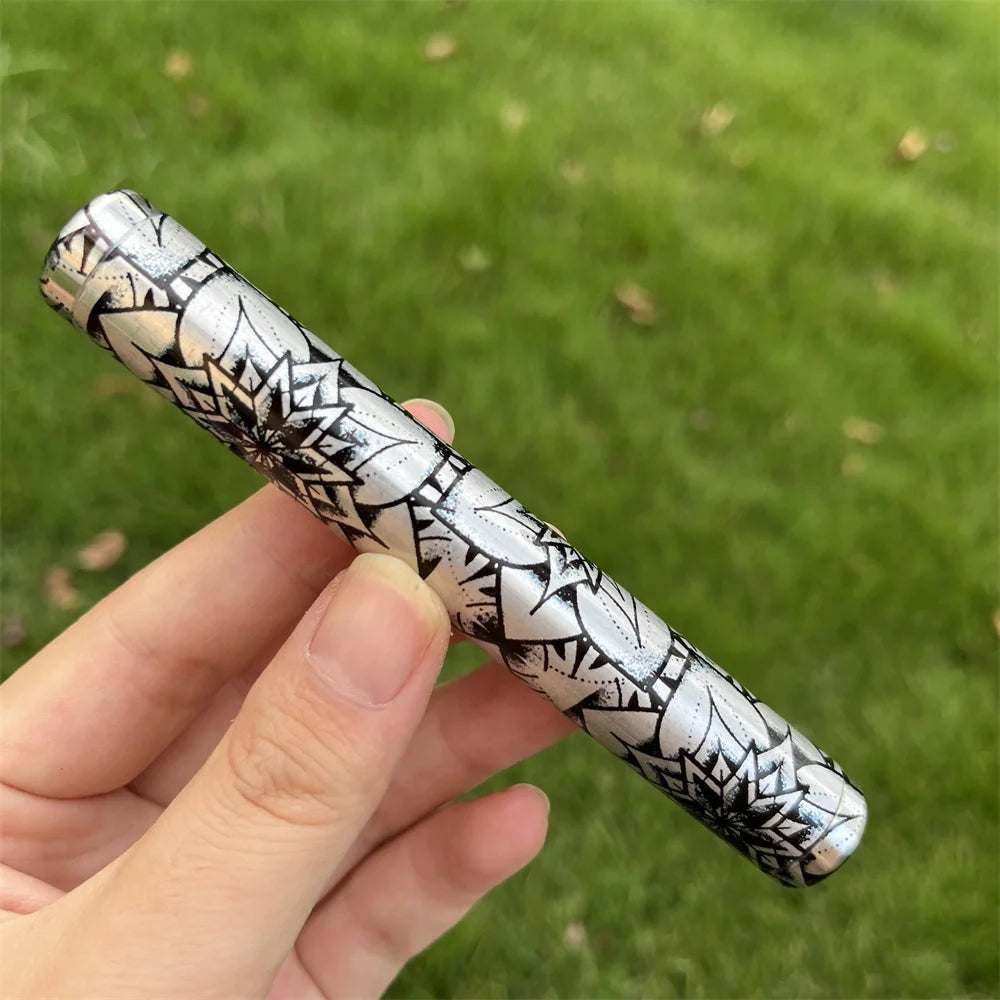 Printing Colors Proof Waterproof Cigarette Holder Aluminum Cigar Airtight Container Travel Storage Tube Smoking Accessories