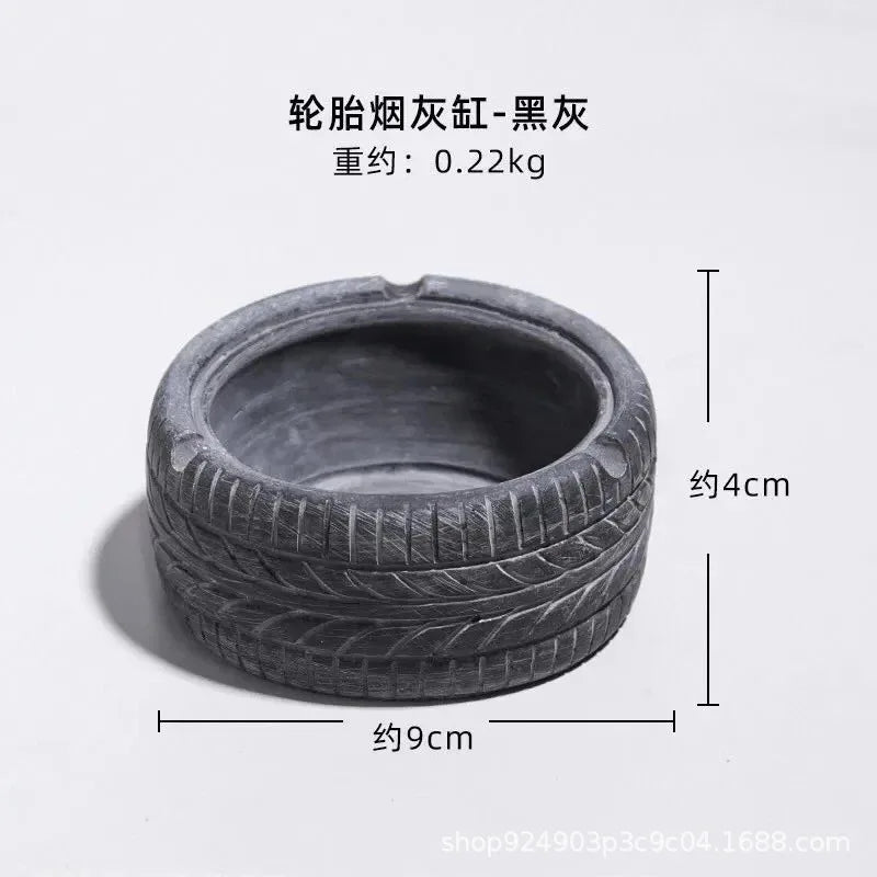 Retro, Personalized, Trendy, Tire, Ashtray, Creative Home Bar, Nordic Ins Decorations, Display, ashtray