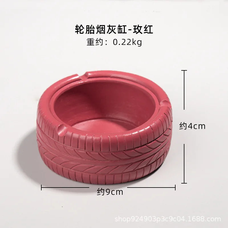 Retro, Personalized, Trendy, Tire, Ashtray, Creative Home Bar, Nordic Ins Decorations, Display, ashtray
