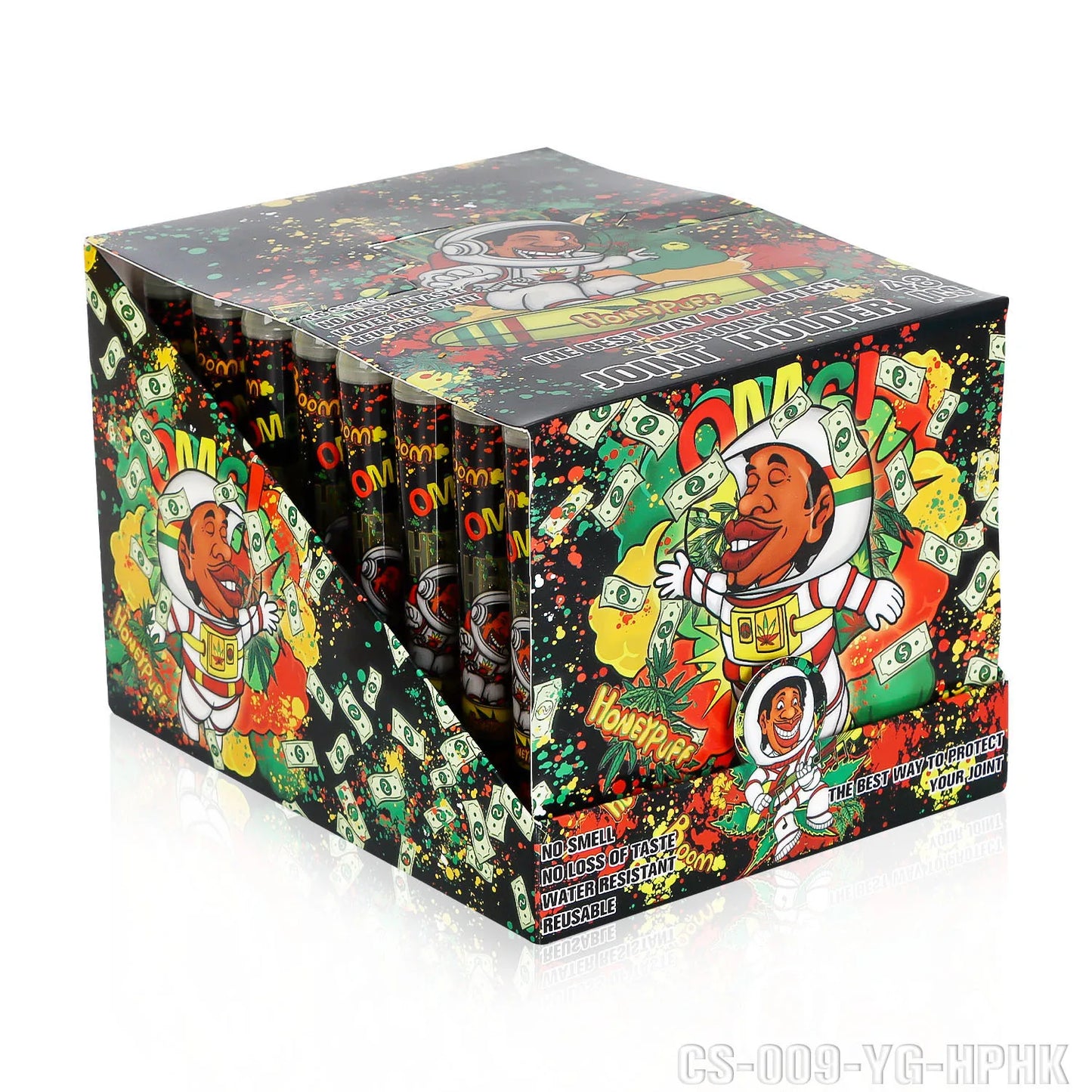 Acrylic Glow-in-the-Dark Storage Box Sealed Organizer Storage Jar