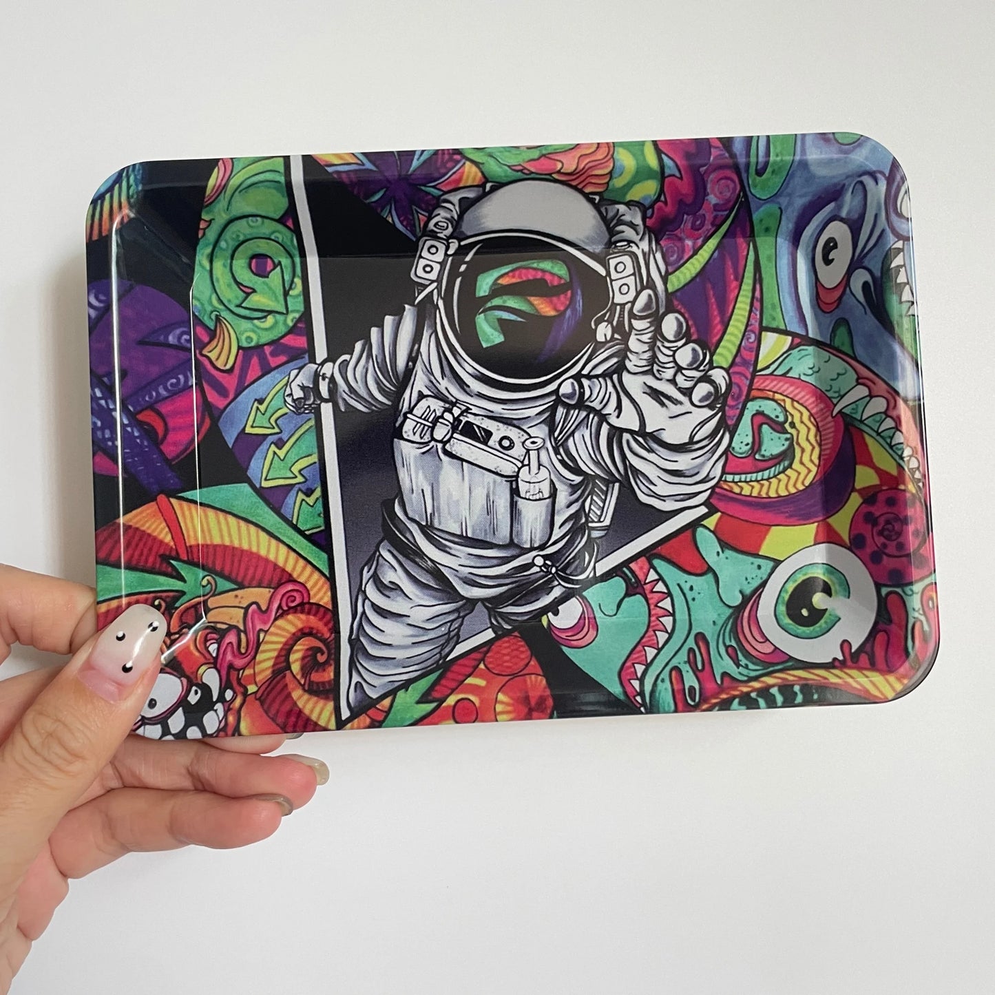 Astronaut Metal Rolling Tray 180*125mm/7*5in