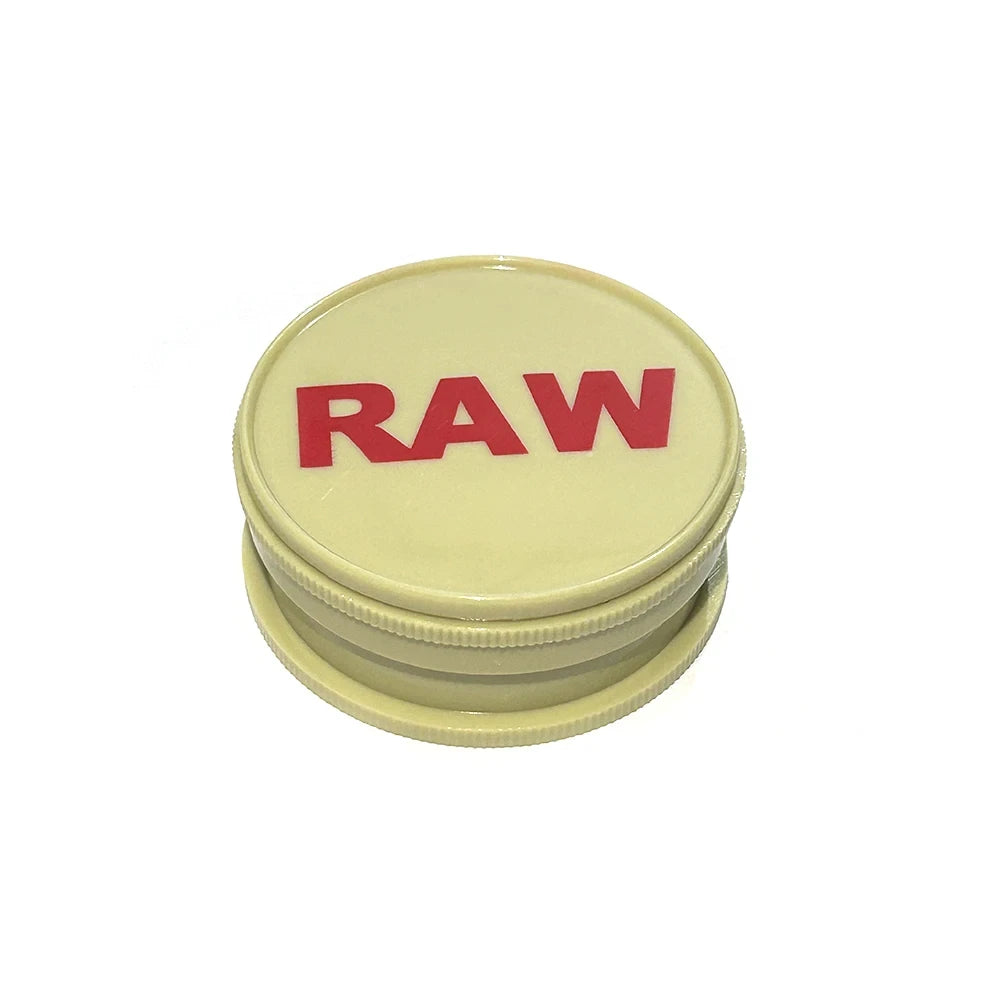 2-layer 50mm Herbal Tobacco Grinder Herb Metal Rolling Tray Kit Smoking Set Plastic Roller Maker Storage Tube