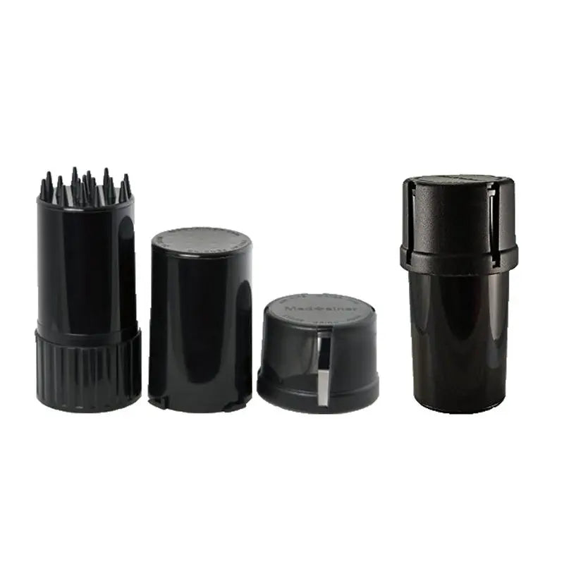 Stash Jar Storage Container with a Built-In Grinder Air Tight Water and Smell Proof Container