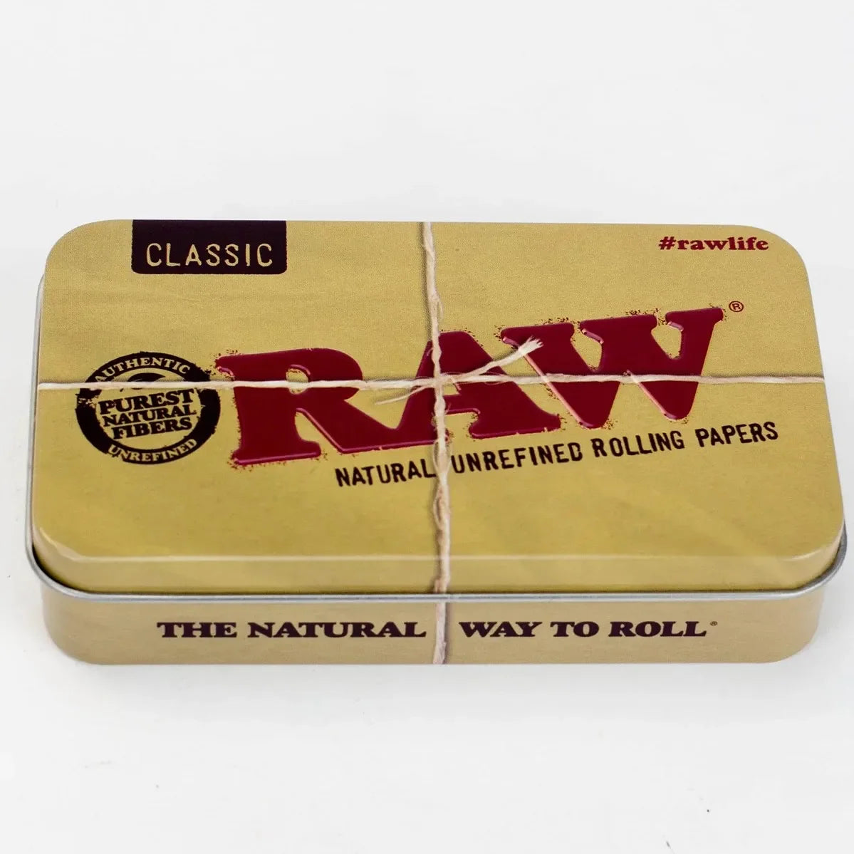 R@W Metal Tin Box on The Go Storage Box Smoking Storage Accessory(CASE ONLY)