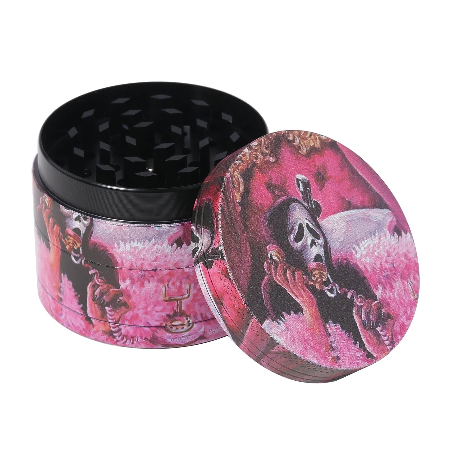 Spooky Skull Metal Herb Grinder 2inch/50mm