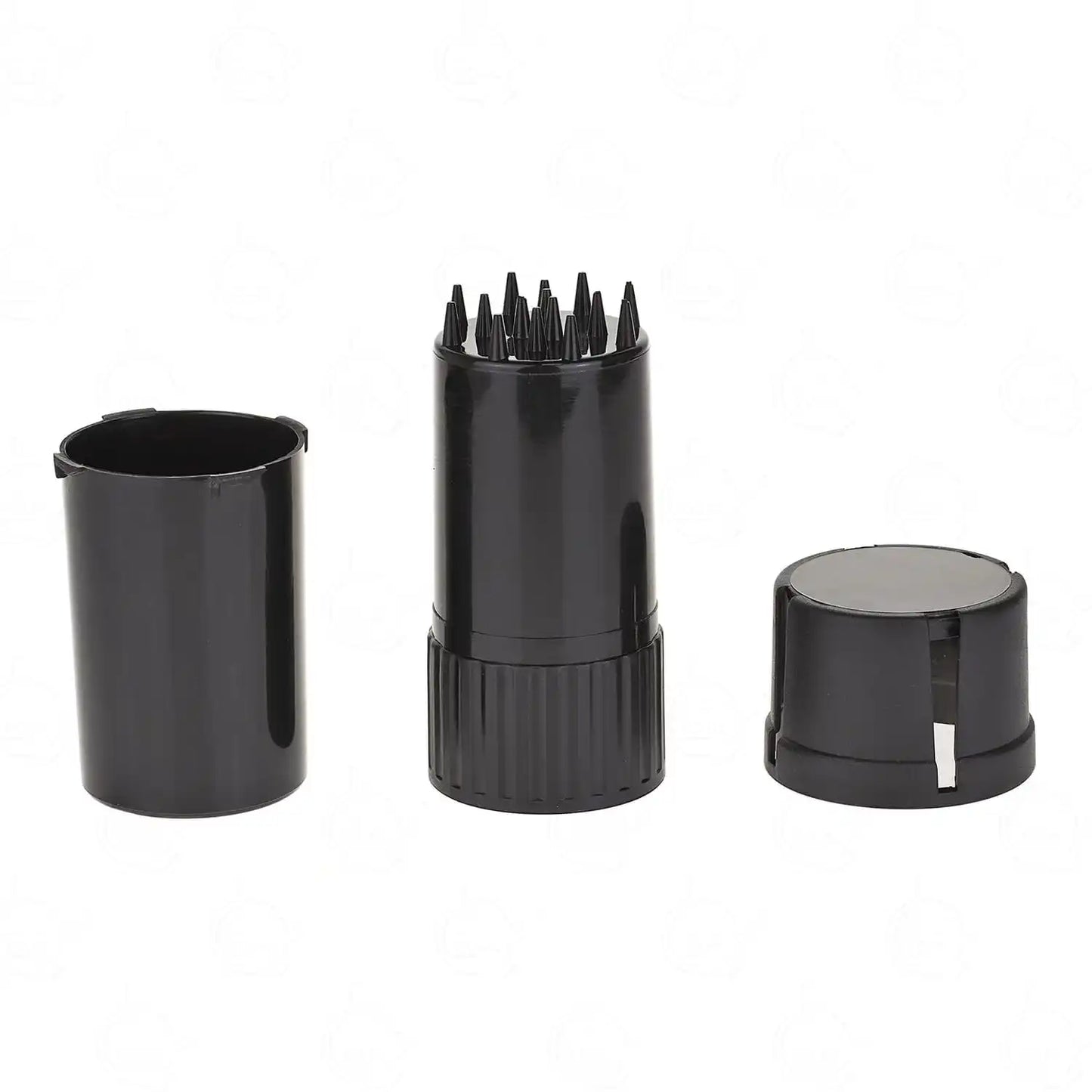 Stash Jar Storage Container with a Built-In Grinder Air Tight Water and Smell Proof Container