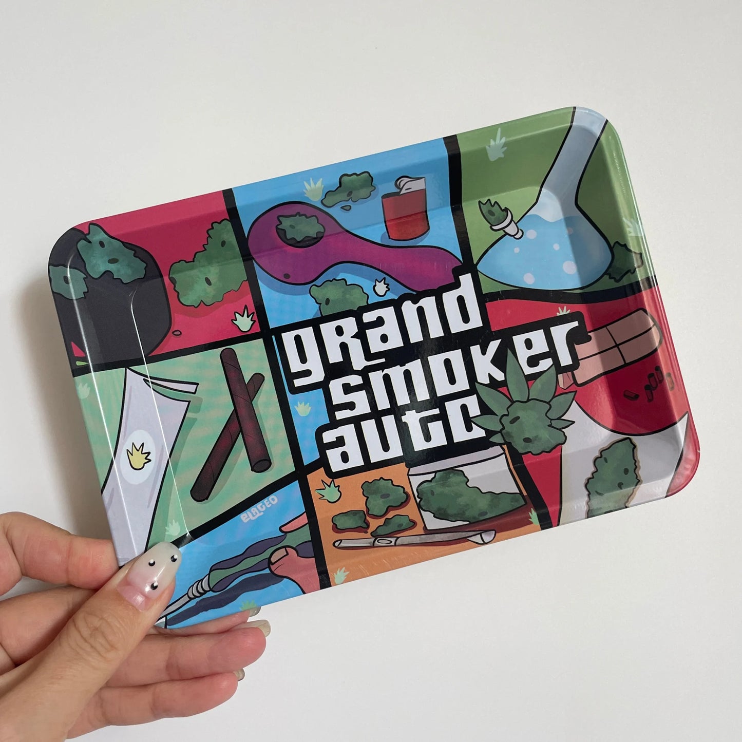 Astronaut Metal Rolling Tray 180*125mm/7*5in