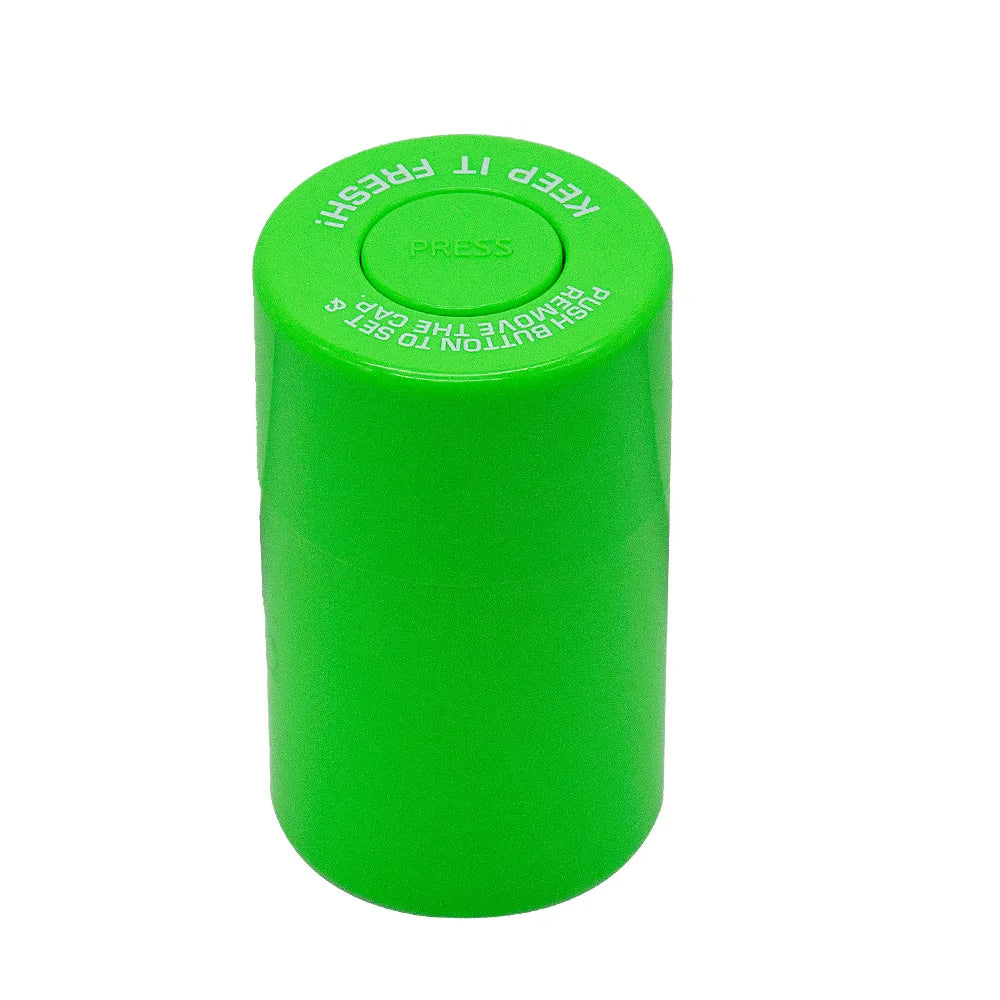 HONEYPUFF Vacuum Sealed Jar Vial Container Acrylic Plastic Storage Stash Jar Pill Bottle Case Box Tobacco Herb Container