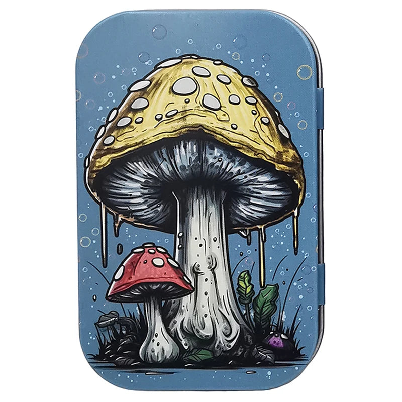 Cigarette Case Box Flip Cap Tobacco Storage Smoke Humidor Rolling Paper Jewelry Candy Coin Key Organizer Tin Flip Gifts Sealed