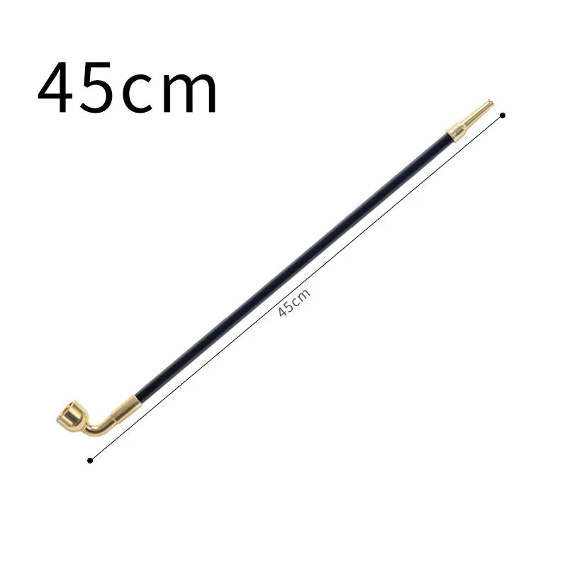 Old-style Copper Long Rod Smoking Tobacco Pipe Traditional Long Tobacco Smoking Pipe Men's Smoker Gift