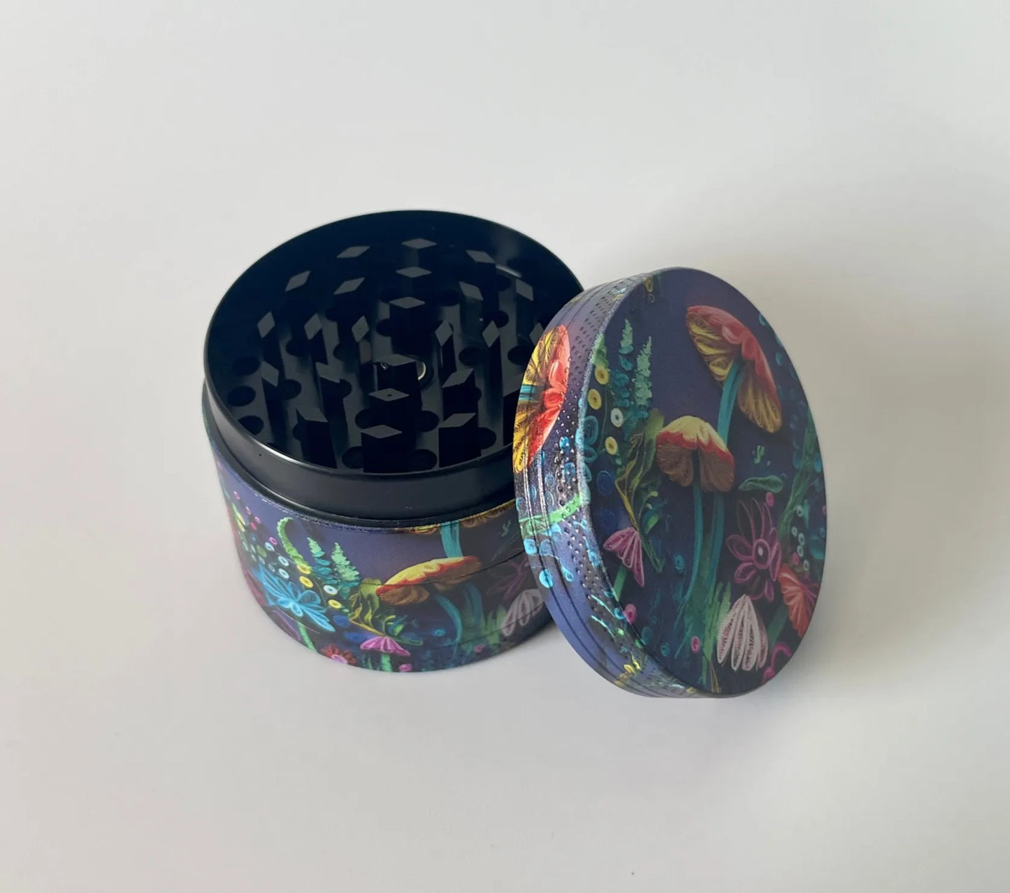 Mushroom Collection Metal Herb Grinder 2inch/50mm